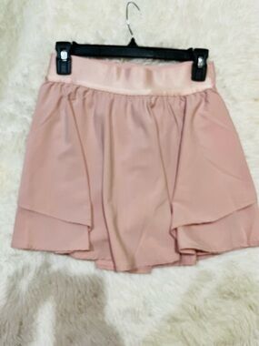 90 Degree By Reflex Dusty Rose Layered Skirt